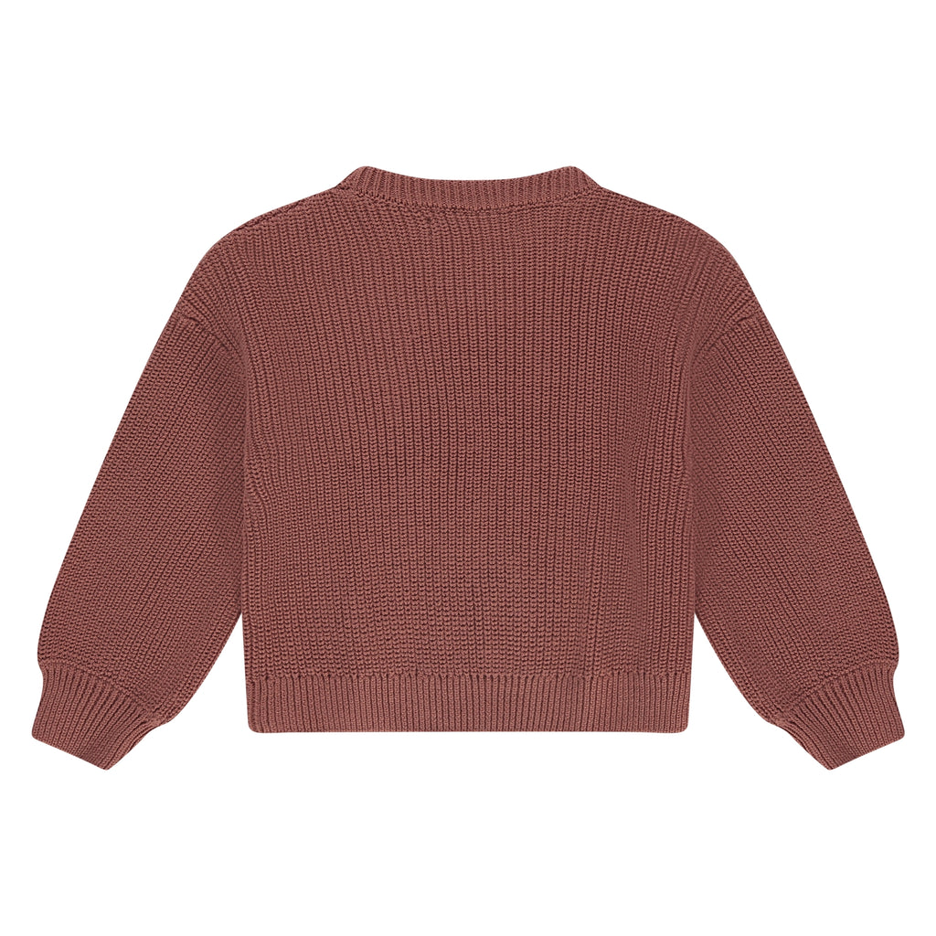 Stains & Stories Girls Knitted pullover roze in maat 92,98,104,110,116 