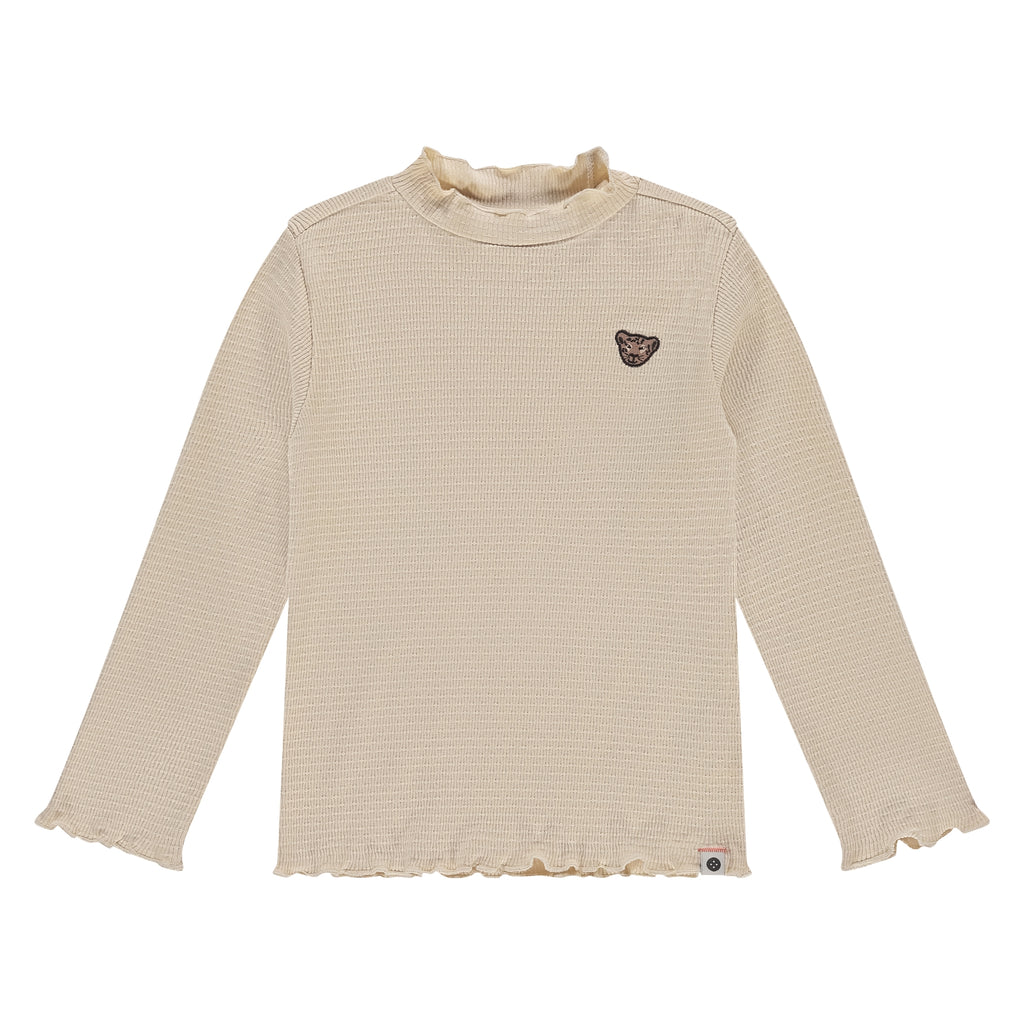 Stains & Stories Girls Long sleeve Beige maat 92 tot en met 116