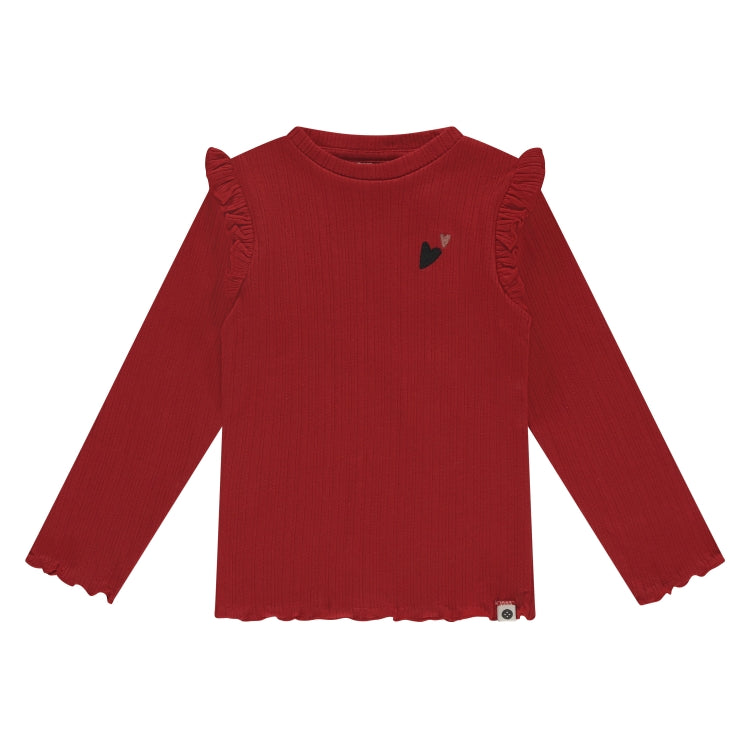 Stains & Stories Girls Long sleeve Rood