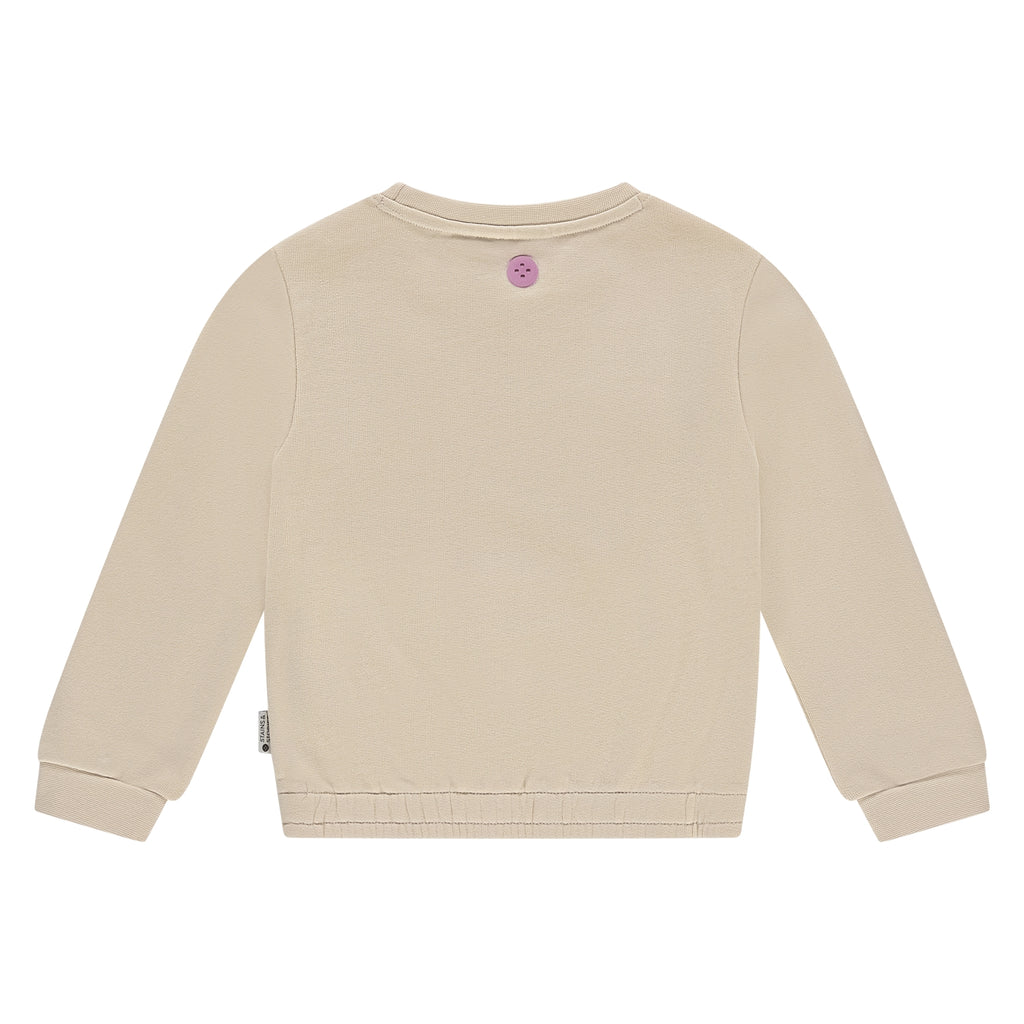 Stains & Stories Girls Sweatshirt Cream in maat 92,98,104,110,116