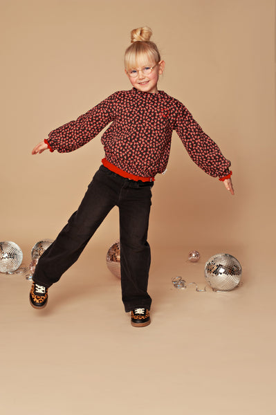 Stains & Stories Girls Sweatshirt Hartjes verkrijgbaar in maat 92,98,104,110,116