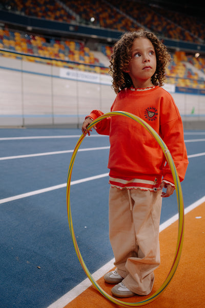 Stains & Stories  Girls T-shirt long sleeve Stripe maat 92 tot en met 116