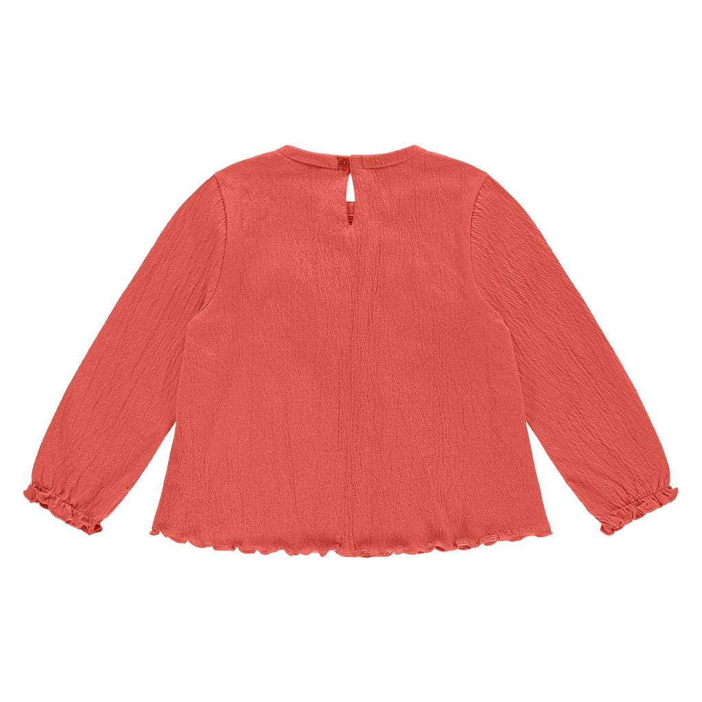 Stains & Stories  Girls  T-shirt long sleeve koraal maat 92 tot en met maat 116