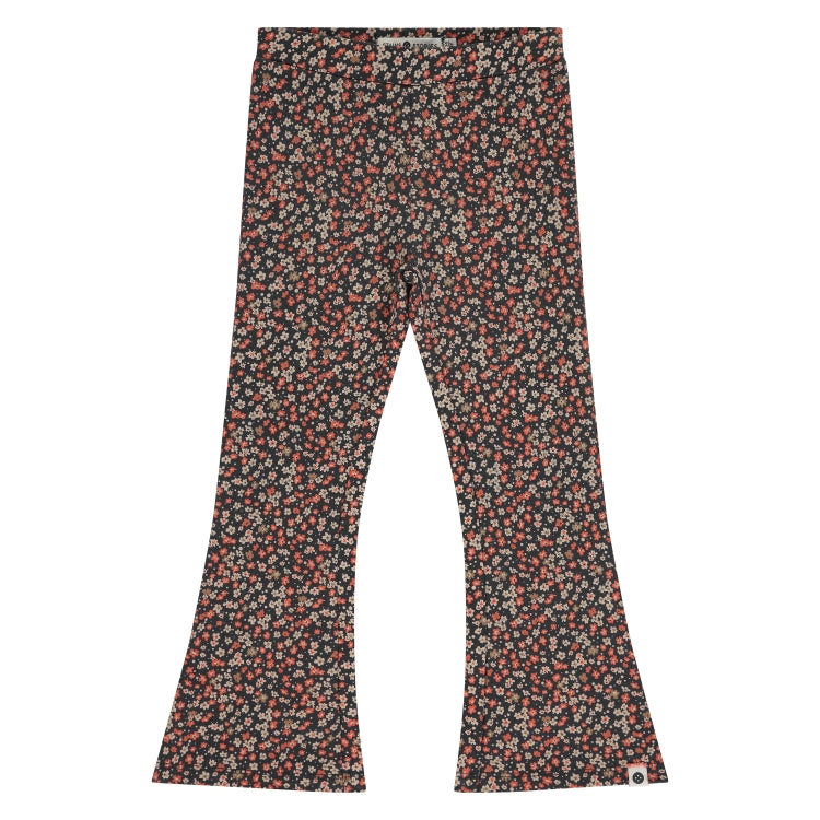 Stains & Stories - Girls - flared pants - Flower maat 92 tot en met 116