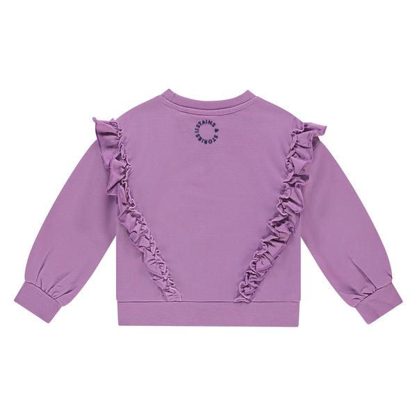 Stains & Stories Girls sweatshirt purple maat 92,98,104,110,116