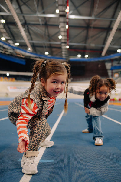 Stains & Stories Meisjes Giletje Panter maat 92 tot en met 116