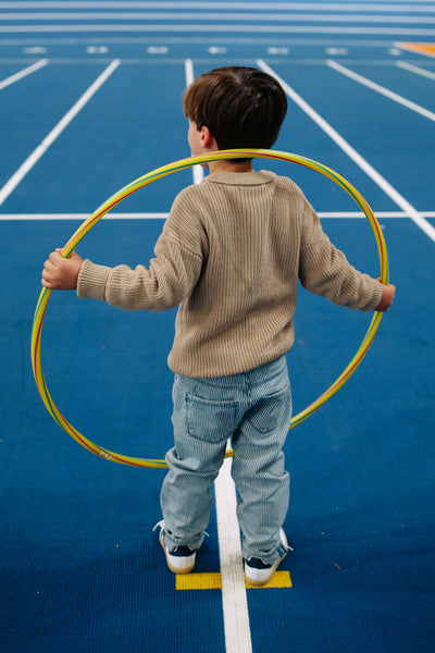 Stains & Stories Schipperstrui Beige Jongens maat 92 tot en met 116