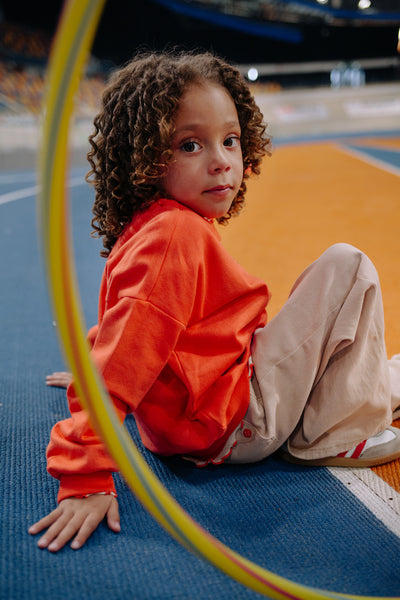 Stains & Stories Sweater Rood Meisjes maat 92 tot en met 116 