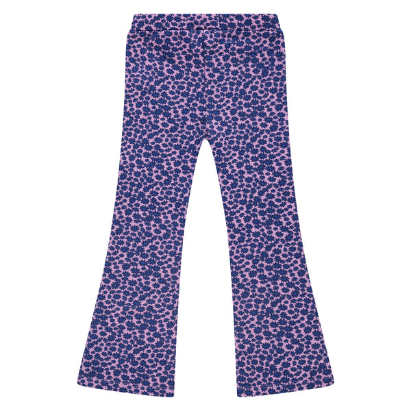 Stains & Stories girls flared pants purple gebloemd in maat 92, 98, 104, 110, 116 