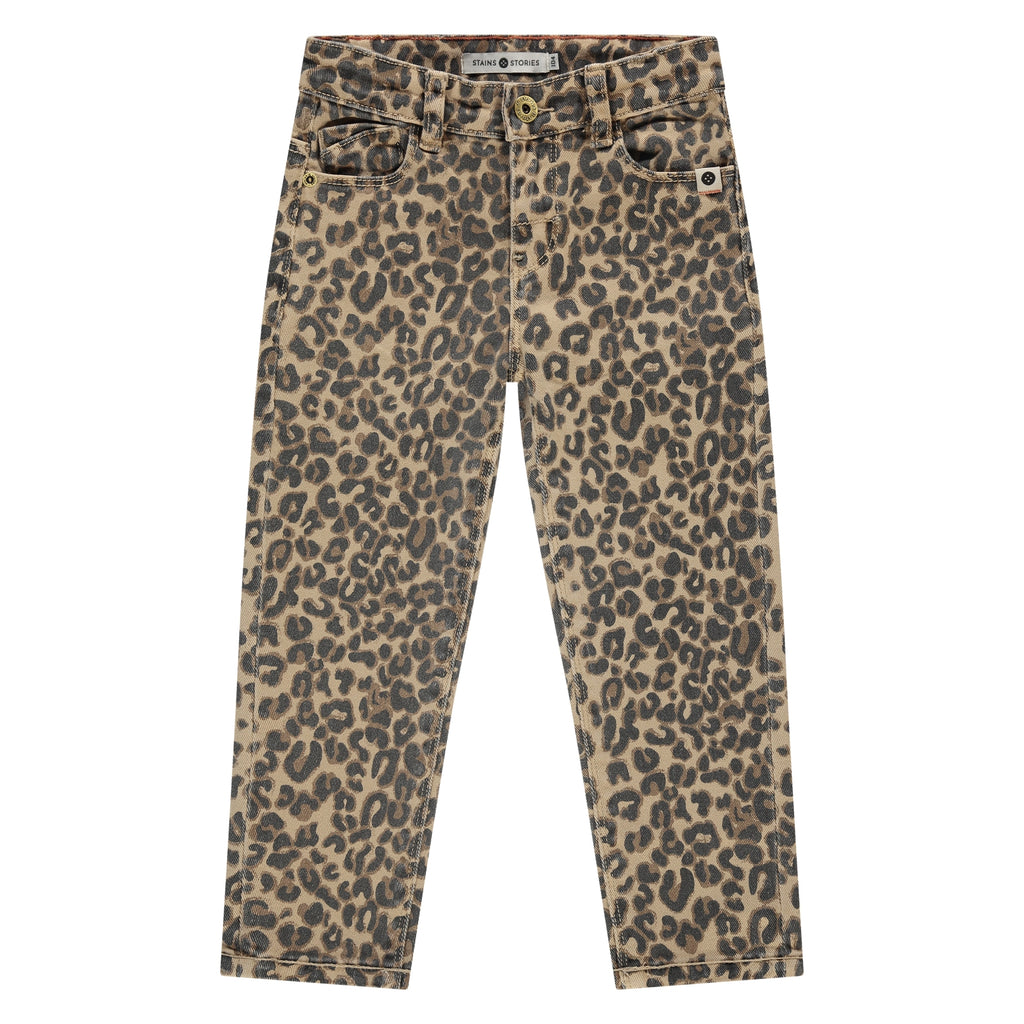 Stains en stories meisje leopard broek maat 92 tot en met 116