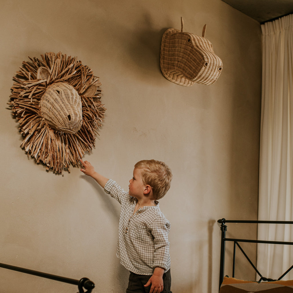 Studio Wildflower Rotan Leeuw