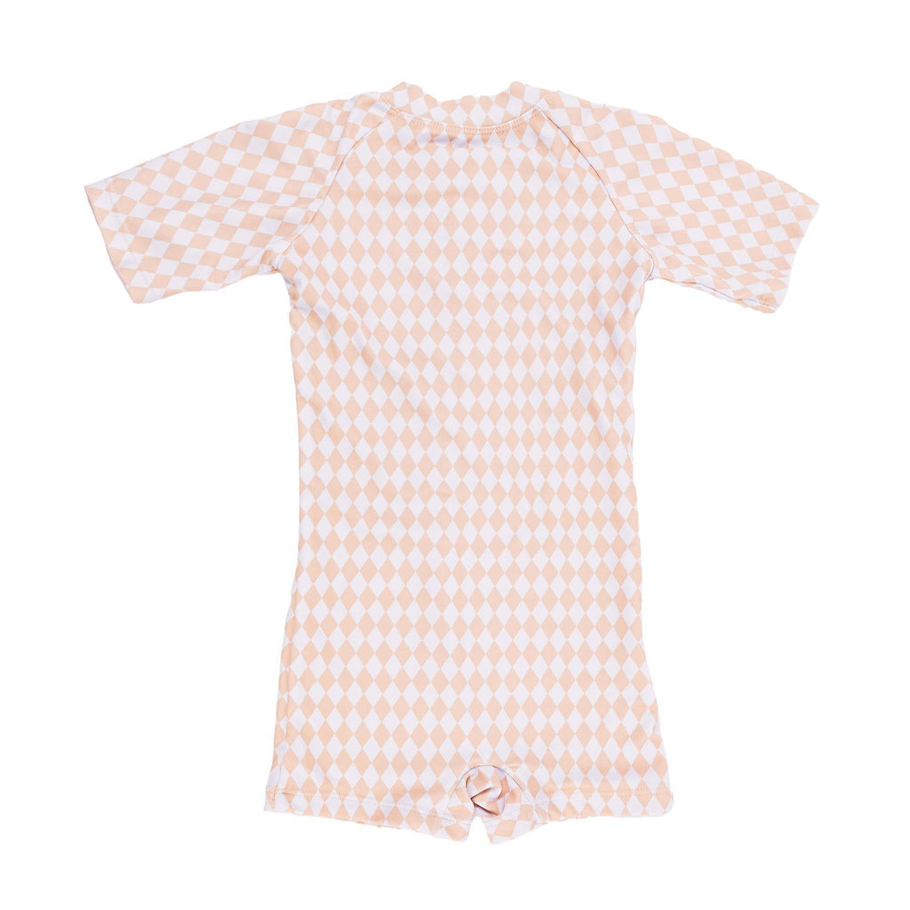Een geruite swimsuit 