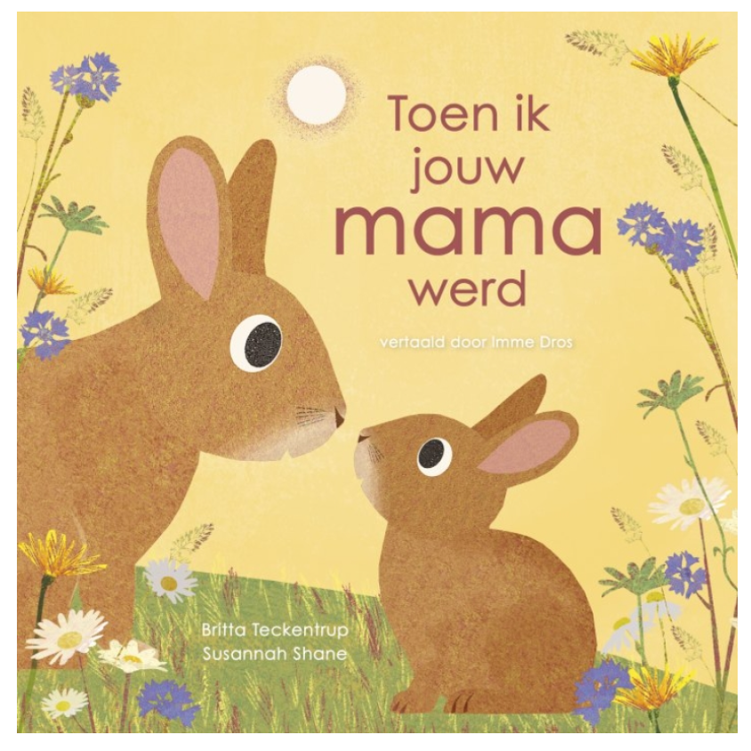 boek, toen ik jouw mama werd, droeg ik je op mijn arm.
Daar was het altijd veilig, daar lag je lekker warm.