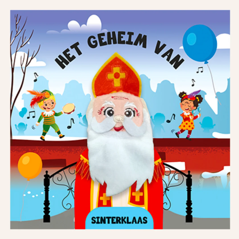 Dit stevige kartonboek bevat een vingerpop van Sinterklaas met daarin een piepende verrassing! Iedere pagina bevat een vrolijk tekstje op rijm.