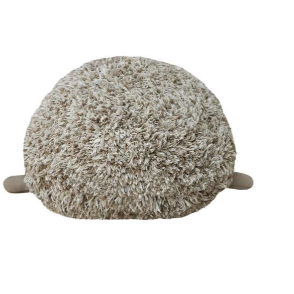 Vloerkussen in de vorm van een egel.