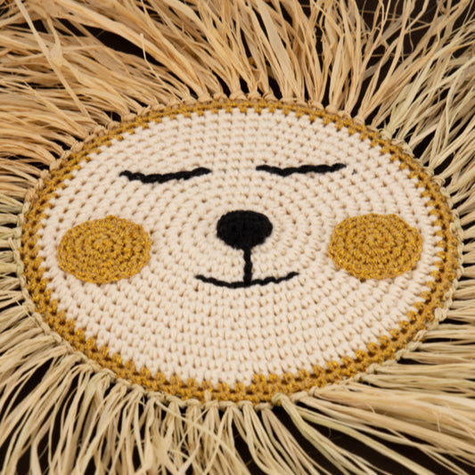 Lovt Amsterdam DIY Raffia Leeuwtje Goud