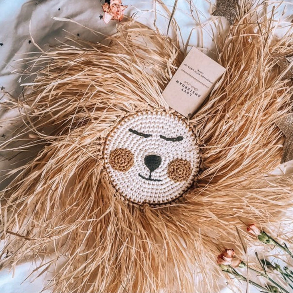 Lovt Amsterdam DIY Raffia Leeuwtje Goud