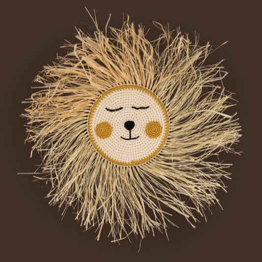 Lovt Amsterdam DIY Raffia Leeuwtje Goud