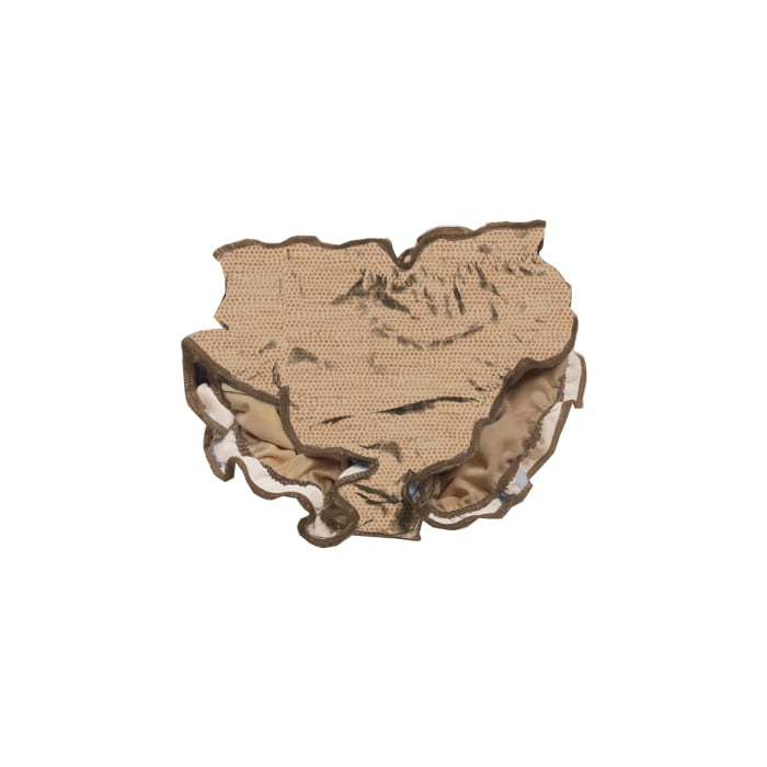 Een beige kleurige zwembroekje voor kinderen
