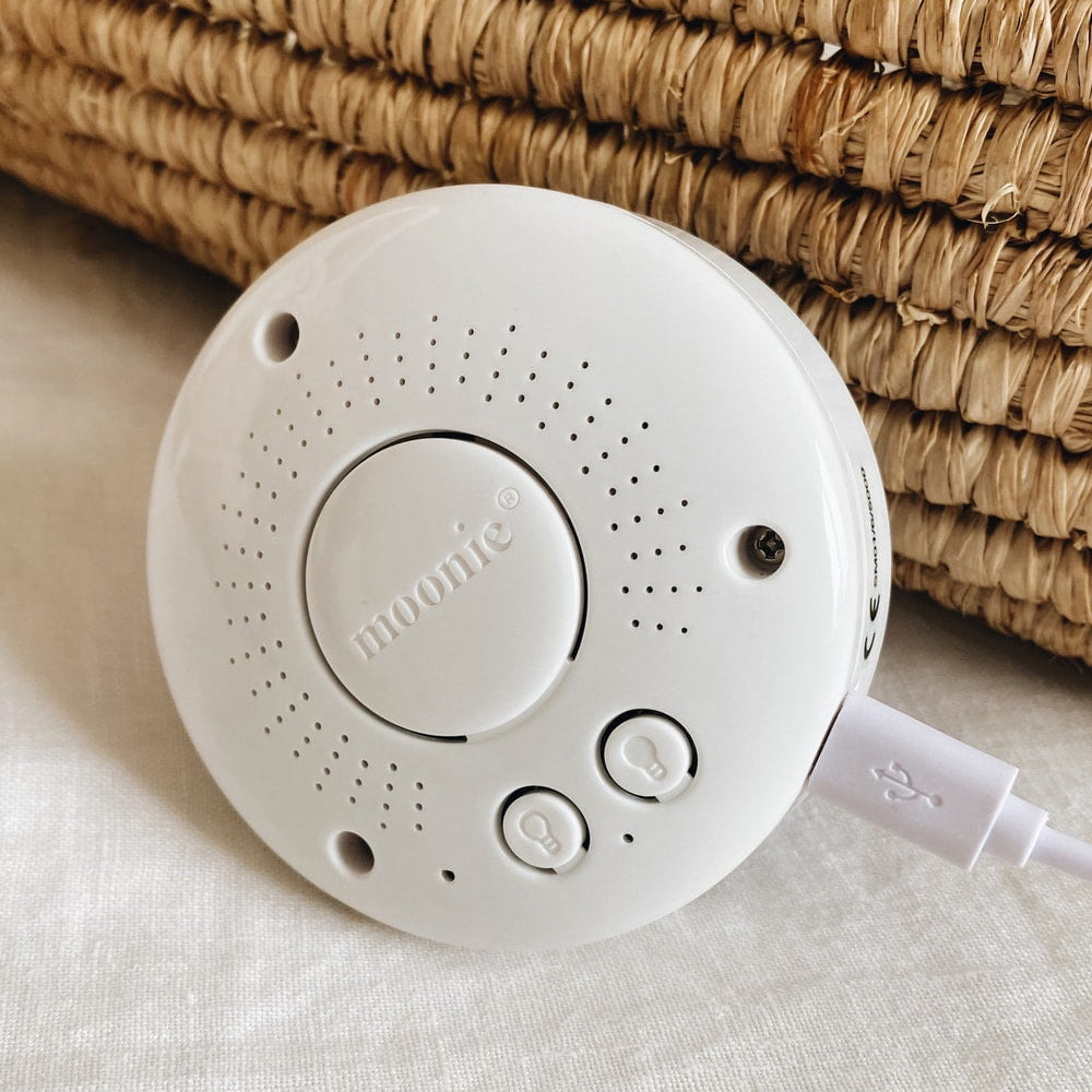 Moonie 2.0 Upgrade - Knuffel Hartslag en Licht - Beer Organic Sand Natur