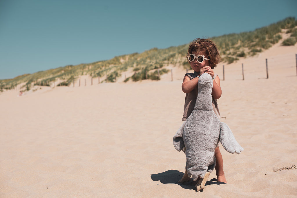 Senger Naturwelt Warmteknuffel Gans Groot Grijs en Wit